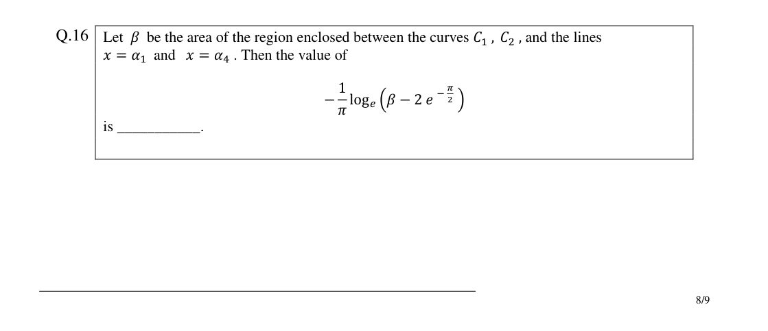 JEE Advanced 2026 Paper 2 Mathematics question 16, page 2