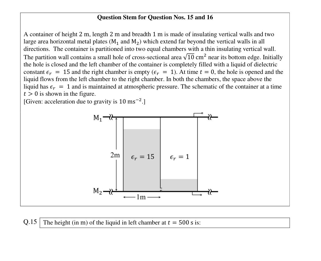 JEE Advanced 2026 Paper 2 Physics question 15, page 2